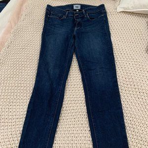 Paige Dark Blue Denim Jeans - Size 32